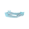 opera length bejeweled aquamarine mesh luxury gloves with arms cradled