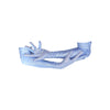 opera length bejeweled periwinkle silver foil spandex luxury gloves with cradle arms