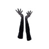 full view opera length bejeweled black velour luxury gloves