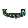opera length gem print spandex gloves with arms folded