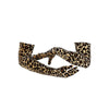opera length velour natural leopard print gloves with arms posed