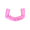 opera length vinyl pink gloves with cradled arms
