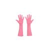 3/4 length pink gloves with open palms