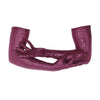 luxury gloves made with purple sequin fabric