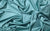 Glossy two-way stretch satin fabric in blue, offering a smooth, flexible fit for custom-made gloves