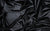 black metallic vinyl fabric used for gloves
