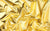 close up of peeble metallic vinyl in gold