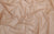 Textured tan and gold holo dot mesh fabric swatch, used for handmade Michelle gloves