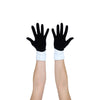 model showing her hands while wearing the penn station glove