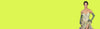 yellow background with a model wearing wing and weft gloves