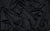 Sleek black satin fabric swatch with 2-way stretch, perfect for creating high-end gloves