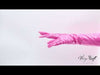 video of pink gloves hand made in New York City