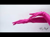 video of pink Sarah Jessica gloves created by Wing and Weft